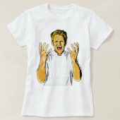 Funny Man Tv Star Famous Chef Mannen Funny T-shirt (Design voorkant)