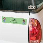Funny mandrill dokter cartoon illustratie bumpersticker (Op Truck)