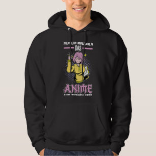 Funny manga anime tekening voor het tekenen van me hoodie