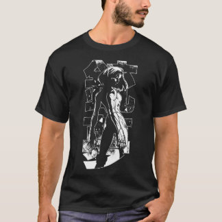 Funny Mannen Alita Battle Angel Gift for Music Fan T-shirt