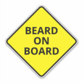 Funny Mannen Attard aan boord van skateboard Deck Sticker (Voorkant)