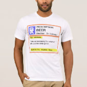Funny Mannen Beer Tshirt (Voorkant)