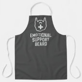 Funny Mannen Emotional Support Beard Joke Gift Schort (Voorkant)