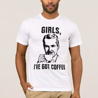 FUNNY MANNEN RETRO COFFEE T-Shirts