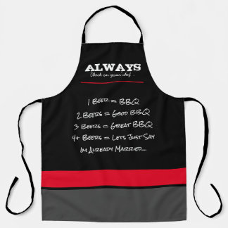 Funny Mannen Schort - zwart en rood
