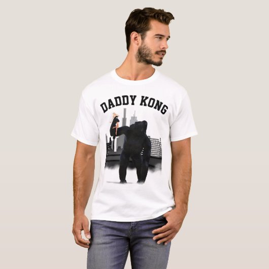 Funny Mannen-shirts, DDDDKONG APE T-shirt (Voorkant volledig)