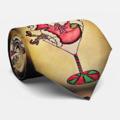 Funny Mannen's kerstStropdas Stropdas (Opgerold)