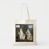Funny Mannequin Challenge Meme Lemurs Tote Bag (Voorkant)