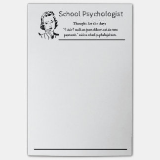 Funny Mantra Post-it Notes van schoolpsycholoog