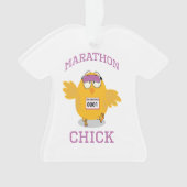 Funny Marathon Chick Ornament (voorkant)