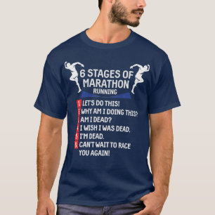 Funny Marathon Runner Humor Marathoner T-shirt