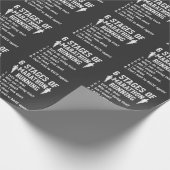 Funny Marathon Runner Quote Athlete Cadeaupapier (Hoek)