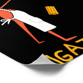 Funny Marcus The Worm Rigatoni Pasta Poster (Hoek)