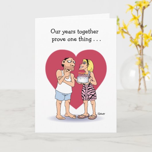 Funny Mariage Anniversaire Carte (Fleur jaune)