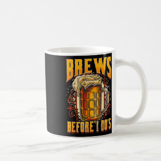 Funny Marriage Booze Before I Dos Beer Drink GR Koffiemok