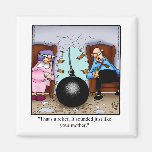 Funny Marriage Humor Magnet voor hem Magneet (Voorkant)