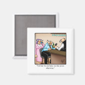 Funny Marriage Humor Magnet voor hem Magneet (Voorkant / Achterkant)