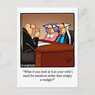 Funny Marriage/Jubileum humor Briefkaart