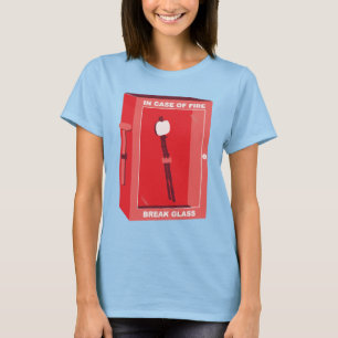 Funny Marshmallow Cartoon - in Hoesje van vuur T-shirt