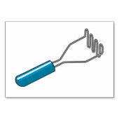 Funny Mashed Potato Kaart (Achterkant)