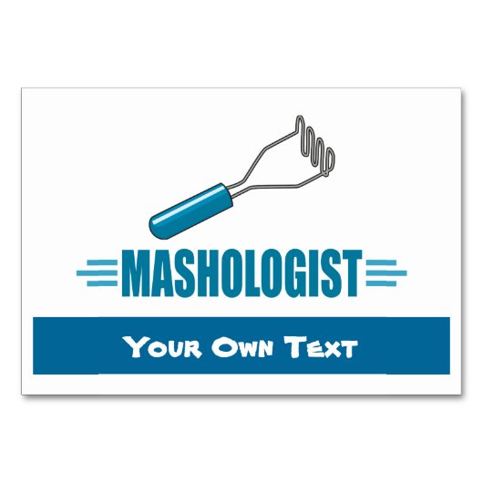 Funny Mashed Potato Kaart (Voorkant)