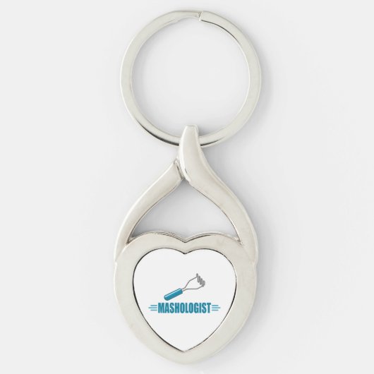 Funny Mashed Potato Sleutelhanger (Voorkant)