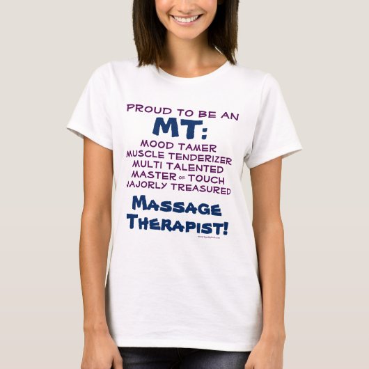 Funny  Massage Therapist Therapy Humor T-shirt (Voorkant)