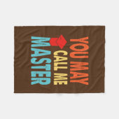 Funny Masters Degree Designs For Men Women MBA Fleece Deken (Voorkant (Horizontaal))