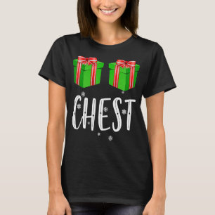 Funny Matching Chestnuts Kerstfeest Holiday, C T-shirt