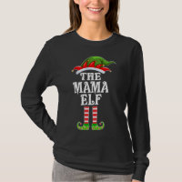 Funny Matching Family The Mama Elf met Kerstmis Co