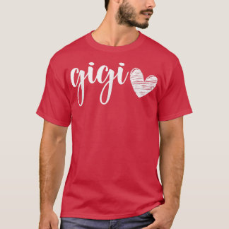 Funny Matching Gigi & Me for Grandma Whit Girl of T-shirt