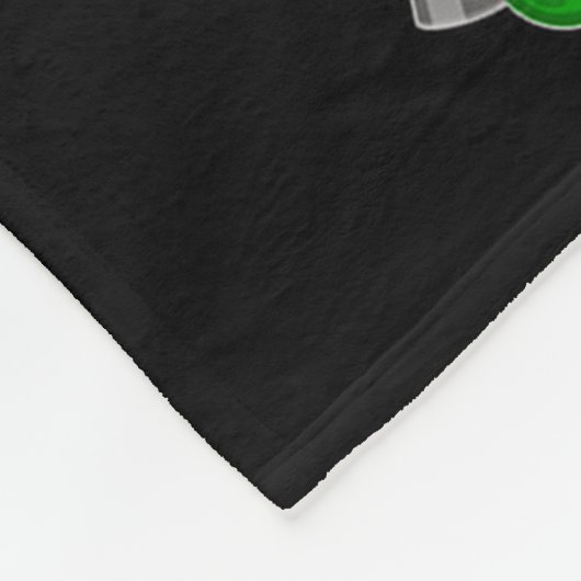 Funny Matching Group The Roller Skating Elf Christ Fleece Deken (Hoek)