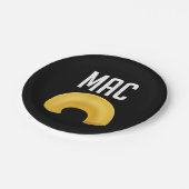 Funny Matching Macaroni en Cheese Halloween Papieren Bordje (Gekanteld)