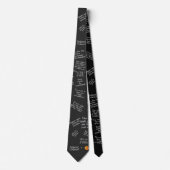 Funny Math Collection Cravate - Dark All Over Prin (Devant)