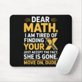 Funny Math Design For Boys Girls Math Teachers Men Muismat (Met muis)