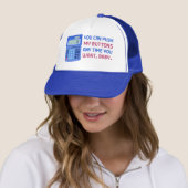 Funny Math Nerd Calculator Push My Buttons Joke Trucker Pet (In situ)