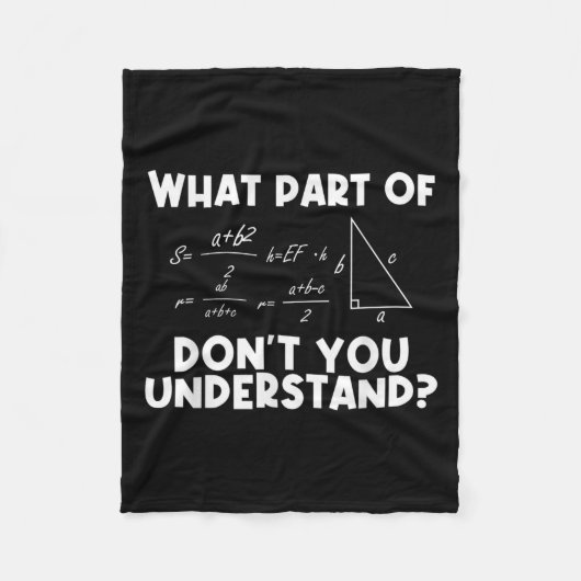 Funny Math Quote Mathematics Dear Math Teacher Sol Fleece Deken (Voorkant)