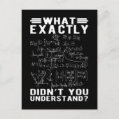 Funny Mathematicus Physicis Teacher Science Nerd Briefkaart (Voorkant)