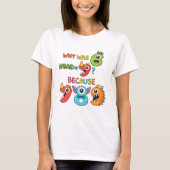 Funny Maths 7 8 9 T Shirt for Teachers and Schools (Voorkant)