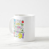 Funny Maths Numbers Joke Mug for School (Devant gauche)