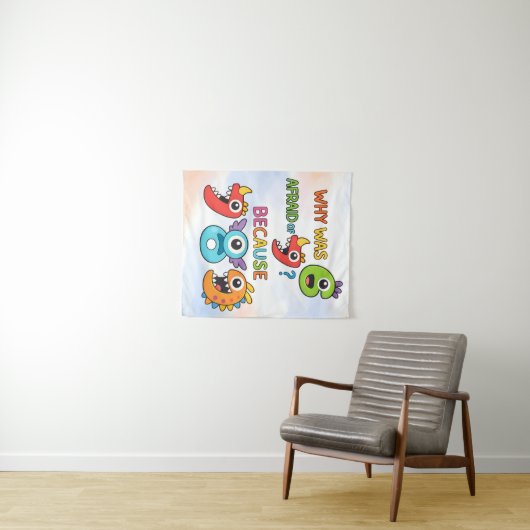 Funny Maths Numbers Joke Poster for Kids Wandkleed (In Situ (horizontaal))