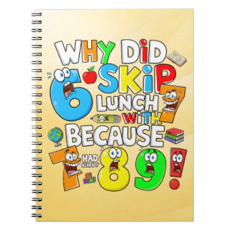 Funny Maths Numbers Notebook for Primary School Notitieboek