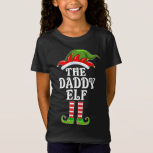 Funny Matking Family The Dad Elf kerstkosten T-shirt