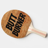 FUNNY MATT BURNER PINGT PONG PADDLE TAFELTENNISBATJE (Zijkant)