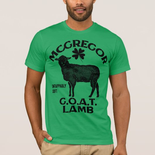 Funny McGregor G.O.A.T. LAMB "Untapable Soft" T-shirt (Voorkant)