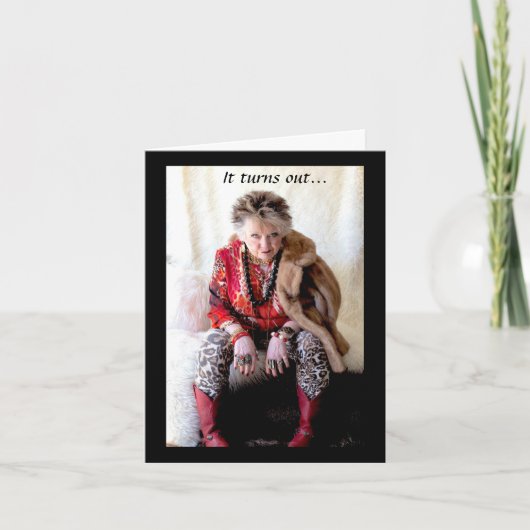 Funny Me and a Pint Ice Cream Card Kaart (Voorkant)