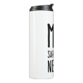 Funny Me Sarcastic Nooit Thermosbeker (Gedraaid links)