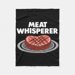 Funny Meat Art voor mannen Meat Grilling Grilled Fleece Deken