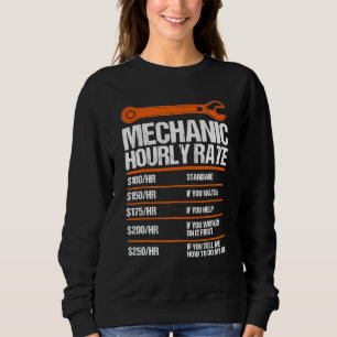 Funny Mechanic Hourly Rate Future Mechanic Trui