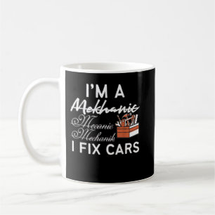 Funny Mechanic I Fixed Car Koffiemok